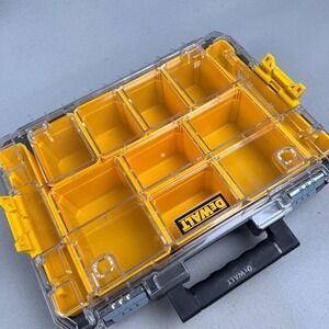 DEWALT TSTAK Clear Lid Organizer 9 Compartment Tool‎ Storage Case DWST17805